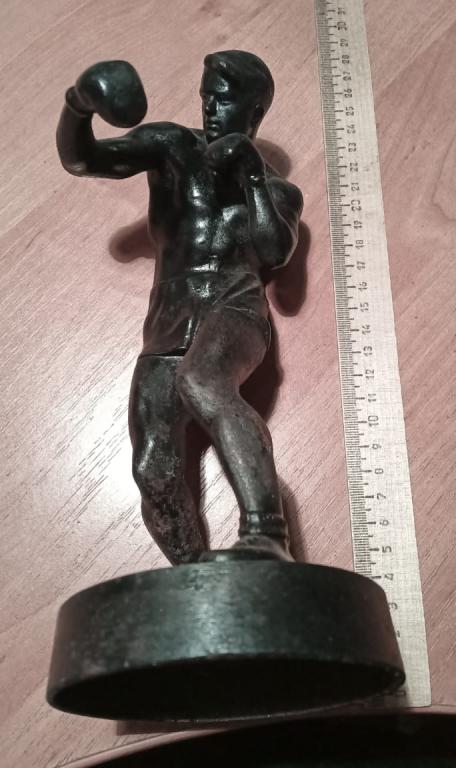 чугунная статуэтка Боксер,Касли,1980 год, со знаком качества СССР