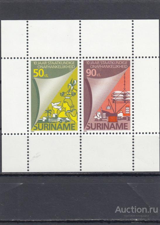 SURINAME  СУРИНАМ    Развитие   Блок  1985  Сост** MNH