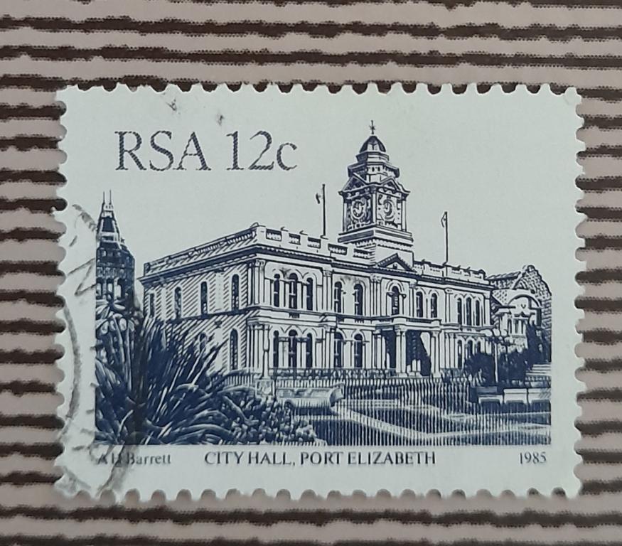 Южно-Африканская Республика 1985 год Архитектура Мэрия, Порт-Элизабет Гаш