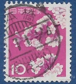Япония. 1961. Цветение сакуры. U.
