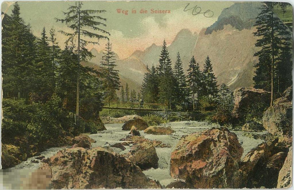 Швейцария. Дорога в Зейзере - Weg in die Seisera
