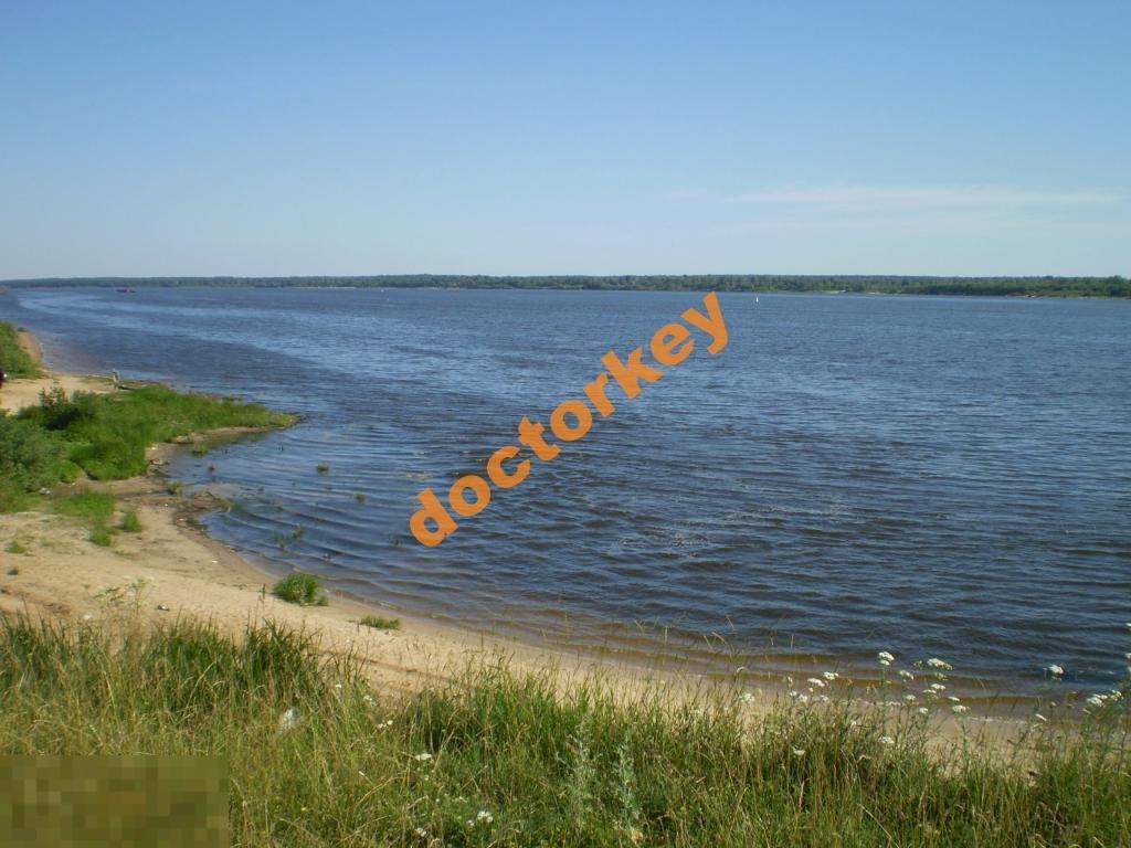 Вид на Волгу близ Кстово. Фотография