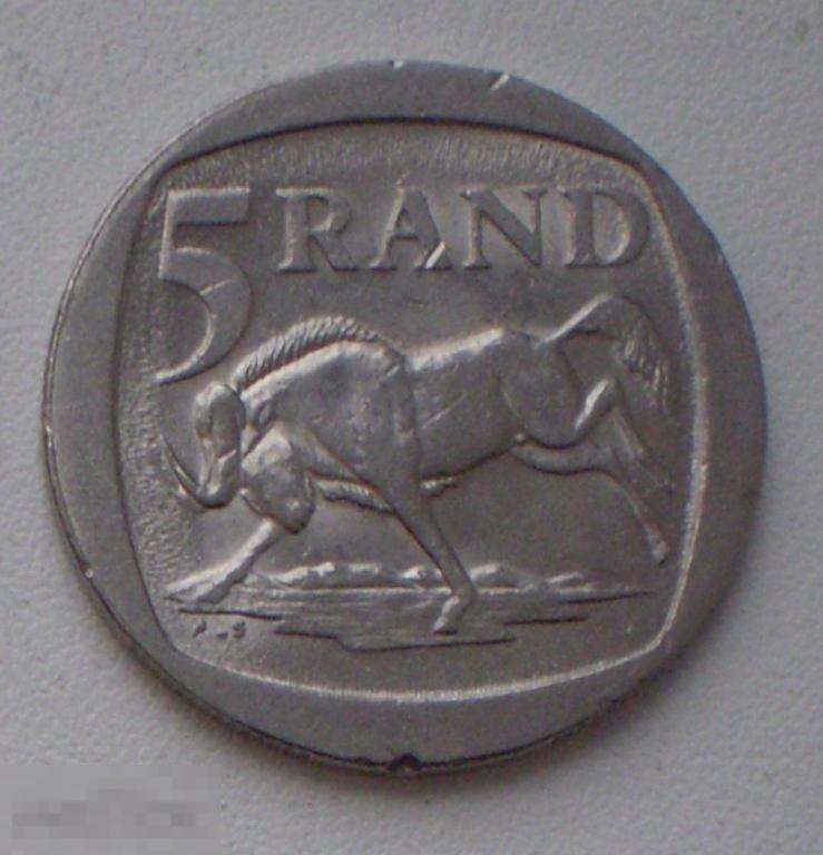 ЮАР. 5 рандов. 1994 г.