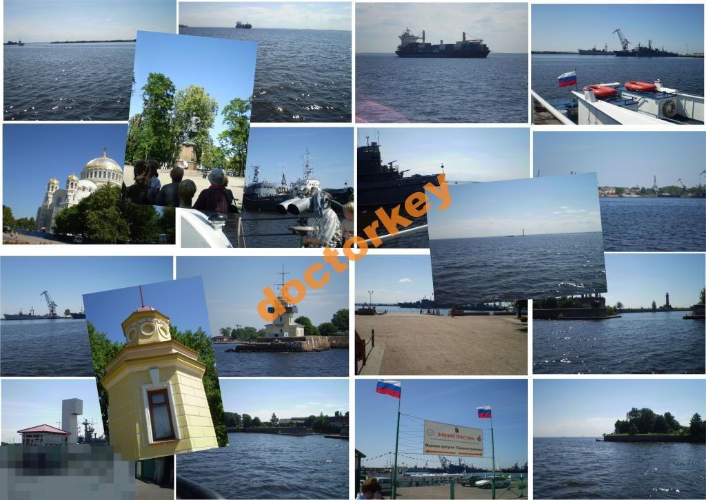 Кронштадт. Морская прогулка. Виды. 19 фотографий
