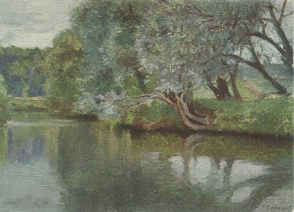 Н.А. Соколов. Тихая река. 1954 г.