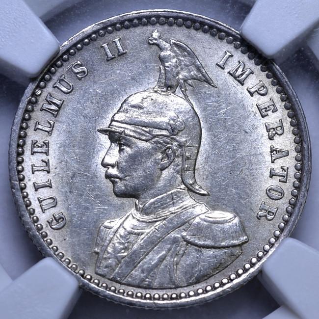Германская Восточная Африка 1/4 рупии 1891