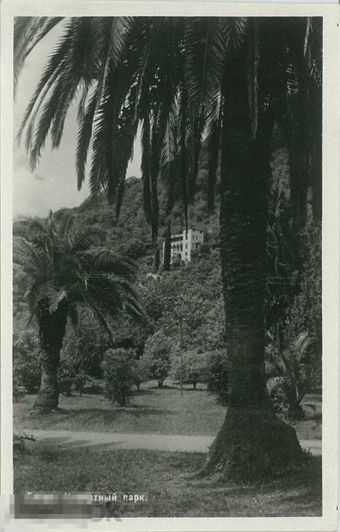 Гагры. Курортный парк. 1951 г.