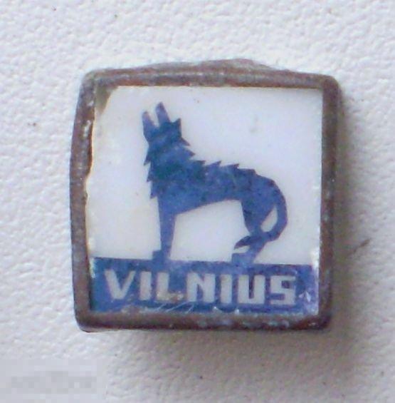 Вильнюс Vilnius Воющий волк Миниатюрный зеркальный