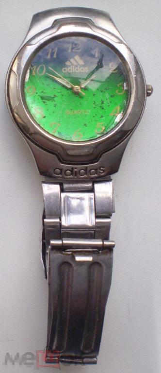 Часы мужские наручные Адидас кварц Adidas. С никелированным браслетом. Не на ходу