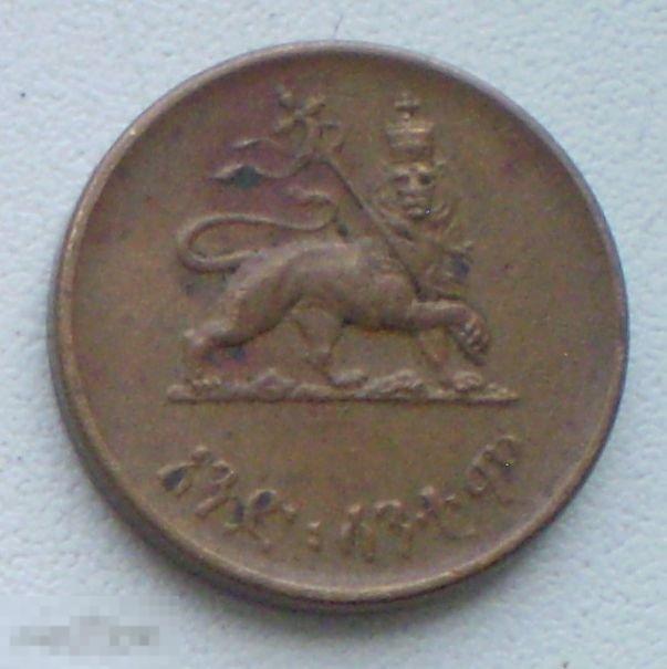 Эфиопия. 1 цент. 1936 (1943-1944) г.