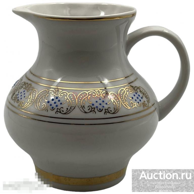 Сливочник "Секвенция", фарфор, 1970-1990 гг, Довбышский ФЗ, СССР