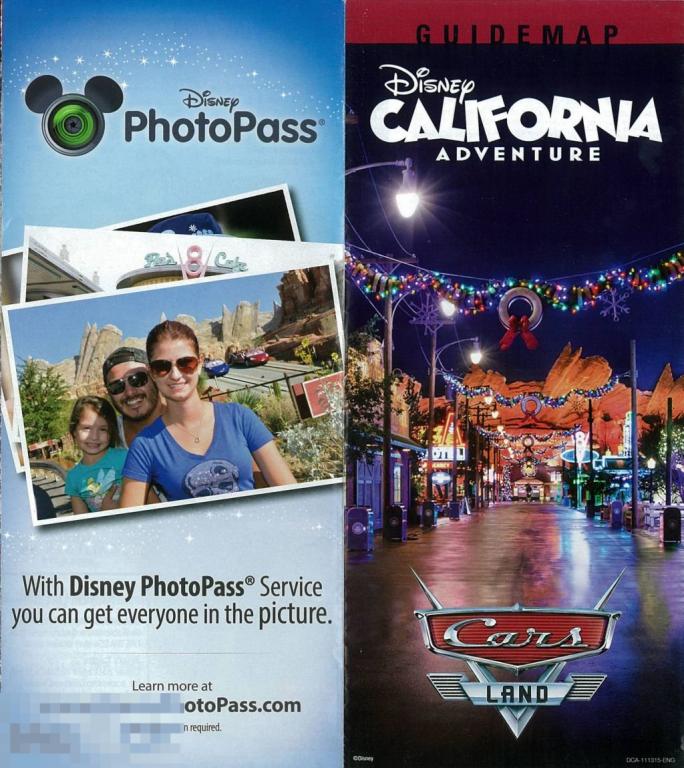Guidemap. Disney California adventure 2015