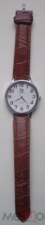 Часы мужские наручные Sositar Кварц с кожаным ремешком Versace Версаче. На ходу