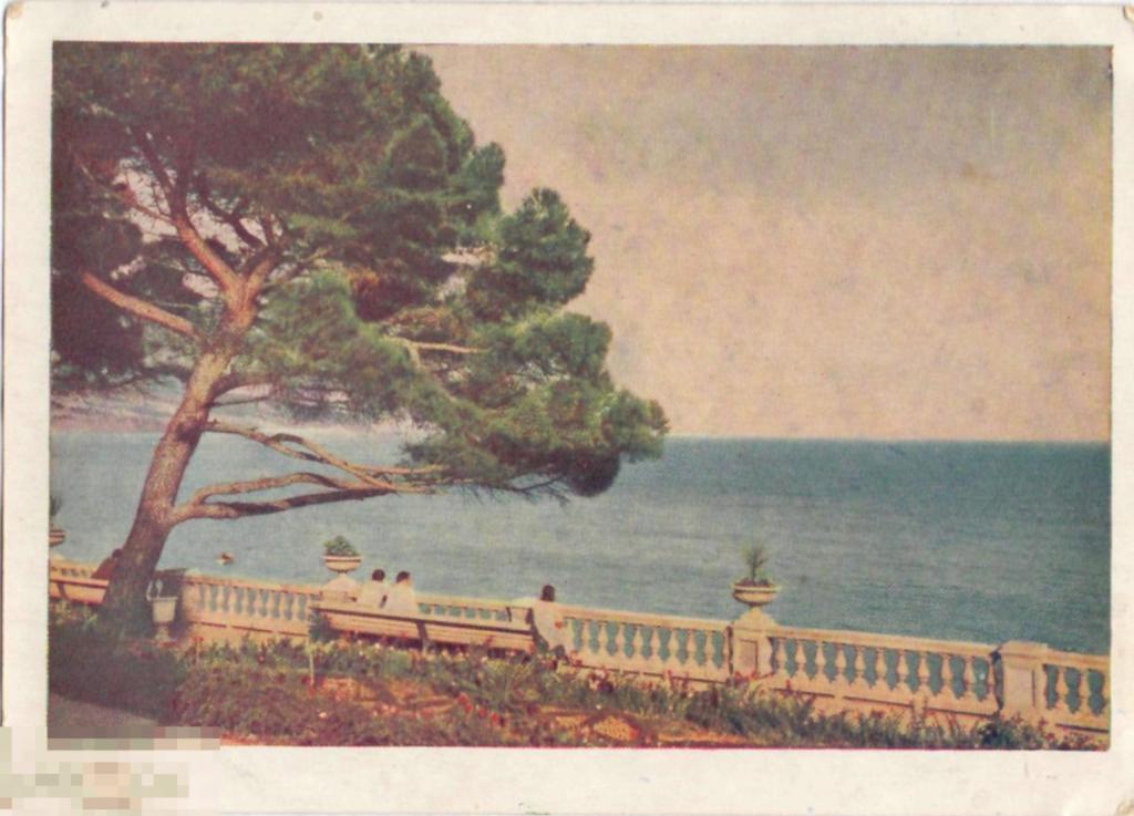 И.Б. Голанд. Ялта. Вид на море. 1954 г.