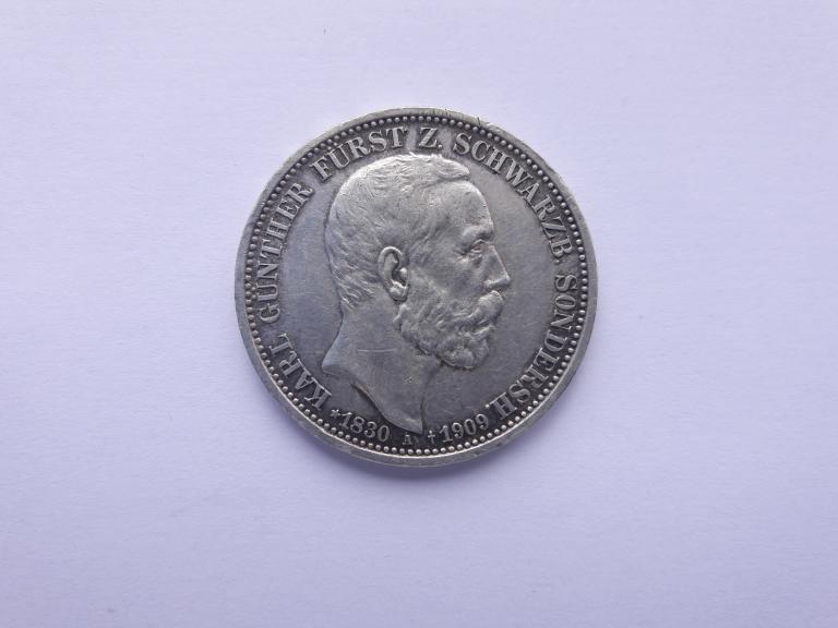 3 марки 1909 года. Шварцбург - Зондерсхаузен.