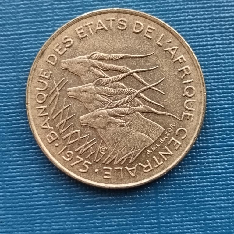 Центральная Африка 25 франков 1975 год