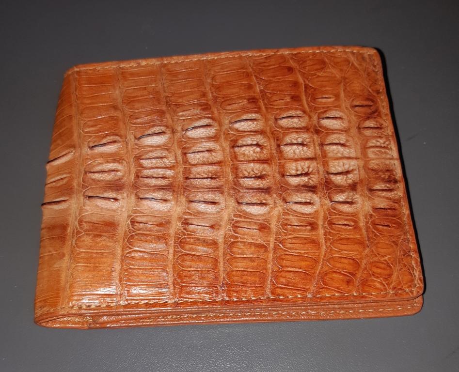 Мужской кошелёк. Крокодил. Натуральная кожа. Crocodile Skin. Новый.