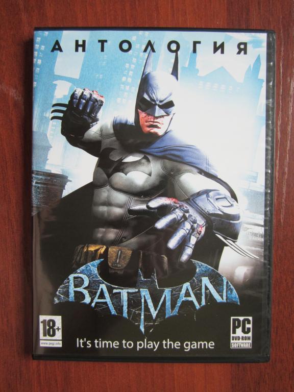 PC DVD антология BATMAN: ARKHAM CITY ASYLUM VENGEANCE компьютерная игра сборник Бэтмен
