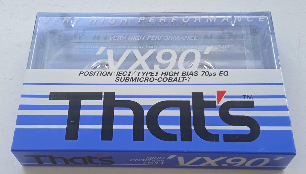 аудио кассета THAT'S VX COBALT 90 JAPAN