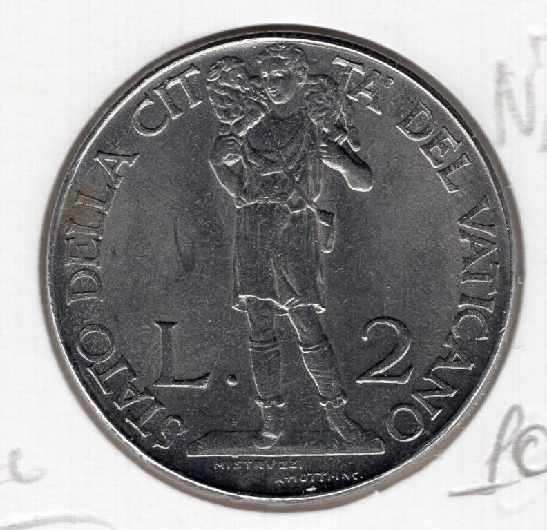2 лиры - Ватикан - 1941 - KM#27 - UNC