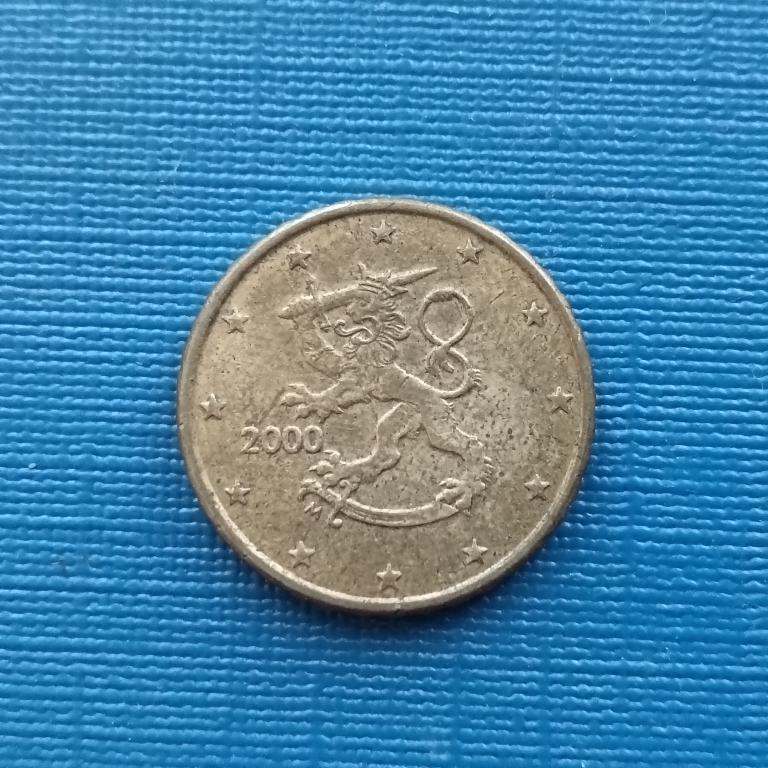 Финляндия 10  евро центов 2000 год лот 17