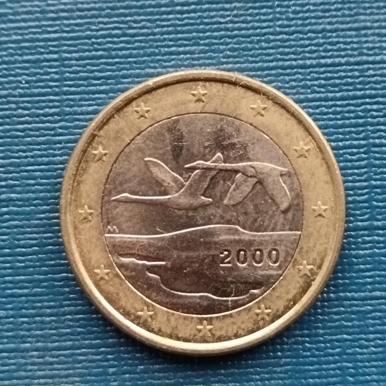 Финляндия 1 евро  2000 год  лот 13