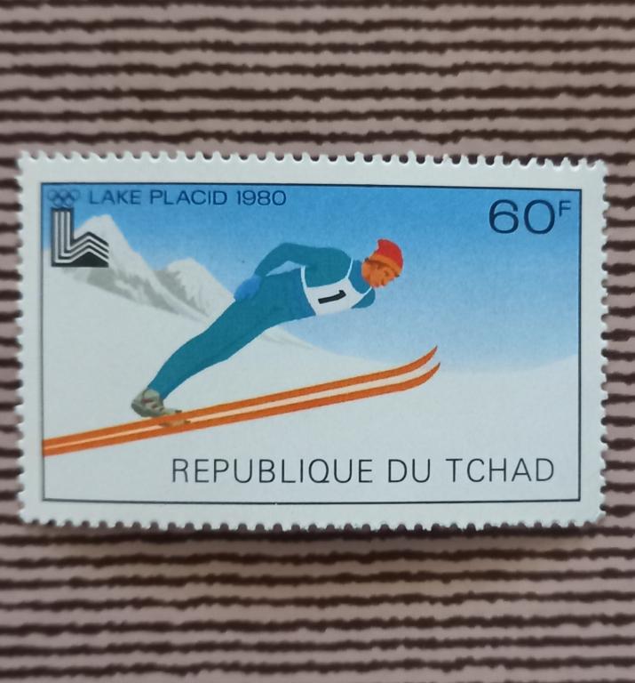 Чад 1979 год Спорт Олимпийские игры 1980 года Прыжки с трамплина MNH
