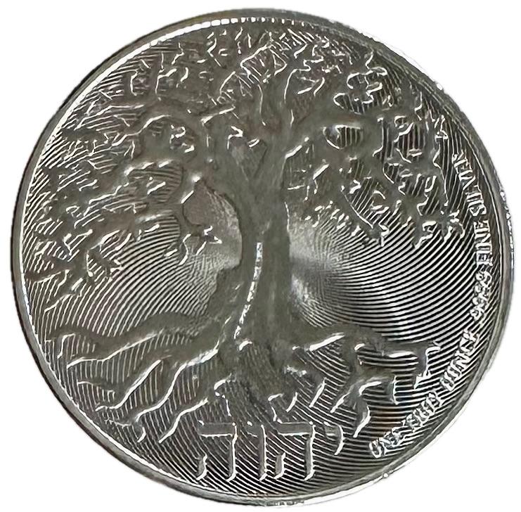 Ниуэ 2 доллара 2018 дерево жизни энигма UNC