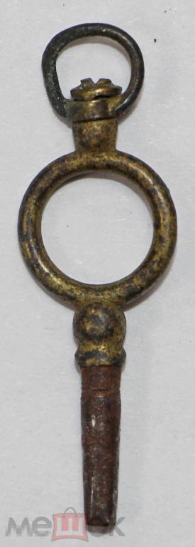 Ключ от карманных часов. Длина 34 мм, квадрат 2 мм