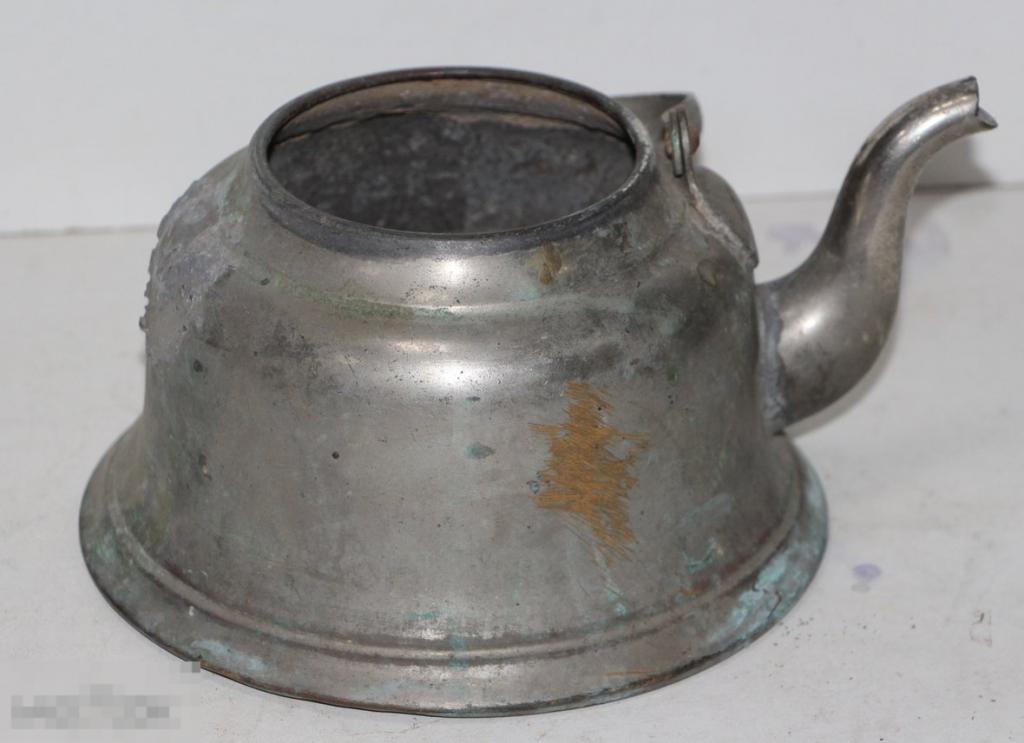Чайник латунный никелированный. Артель Автоштамп Москва. 1935-55- е годы