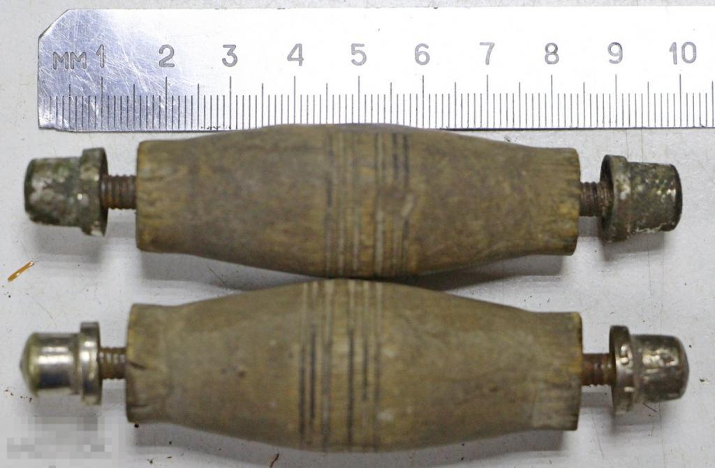 Ручки деревянные. Пара №28. Запчасть от самовара.