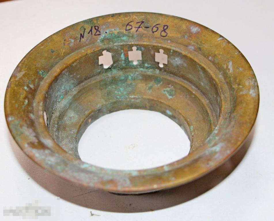 Конфорка №18. Диаметр посадочный 67-68 мм. Запчасть от самовара.