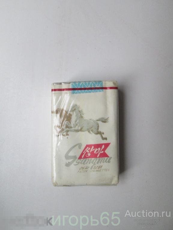 Упаковка от сигарет  Лошадь Скачки  Корея