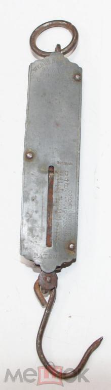 Безмен старинный пружинный фунтовый WEBER DAHNE@CO