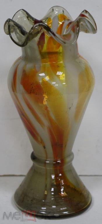 Ваза для цветов. Разноцветное стекло