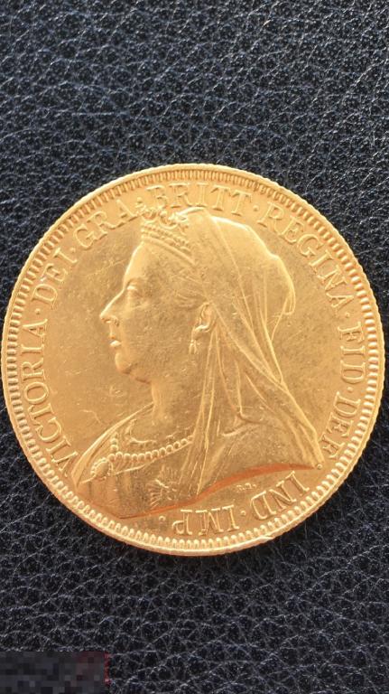 Золотая монета 2 Фунта 1883г. Королева Виктория. Англия.