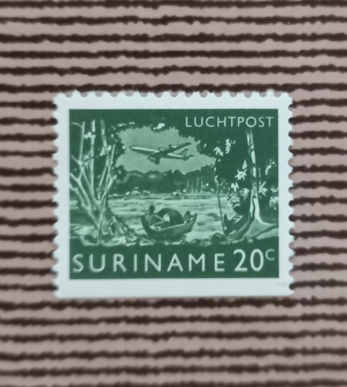 Суринам 1976 год Вид изнутри страны MNH