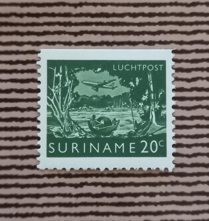 Суринам 1976 год Вид изнутри страны MNH