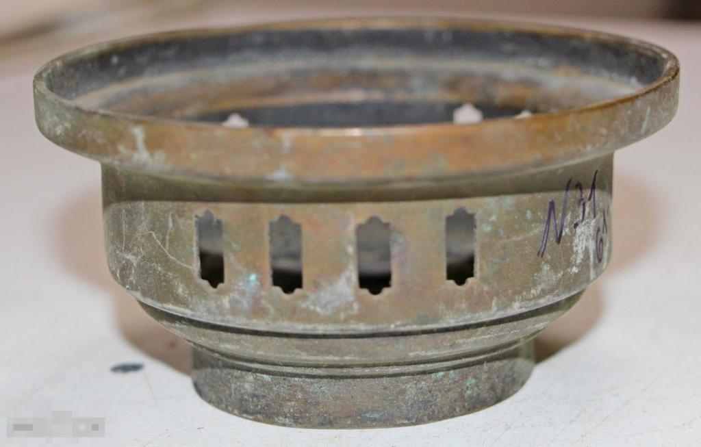Конфорка №31. Диаметр посадочный 61-61.5 мм. Запчасть от самовара. 