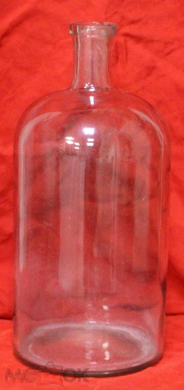 Бутылка, бутыль старинная под самогон, брагу, вино. 2-2,5 литра.