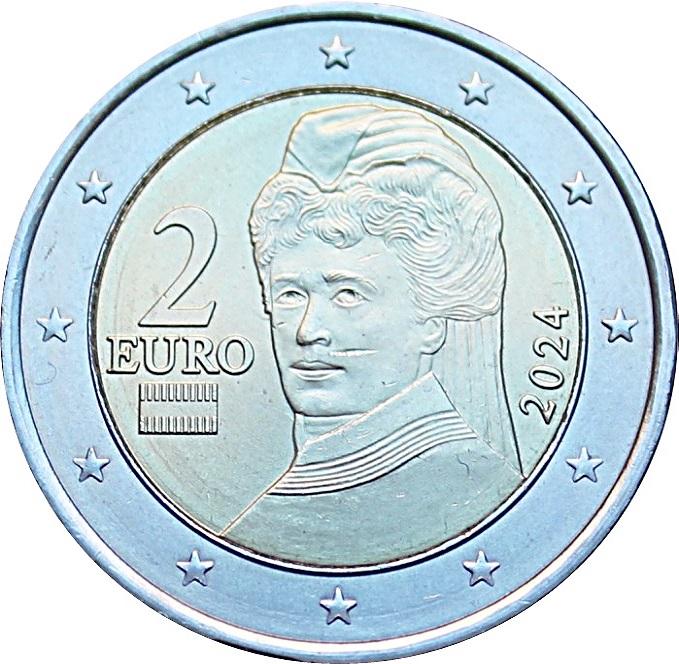 Австрия 2 евро 2024 регулярная