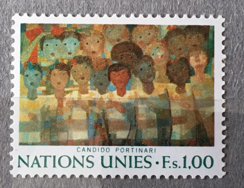 Марка Картина К.Портинари. ООН Женева 1974 г.