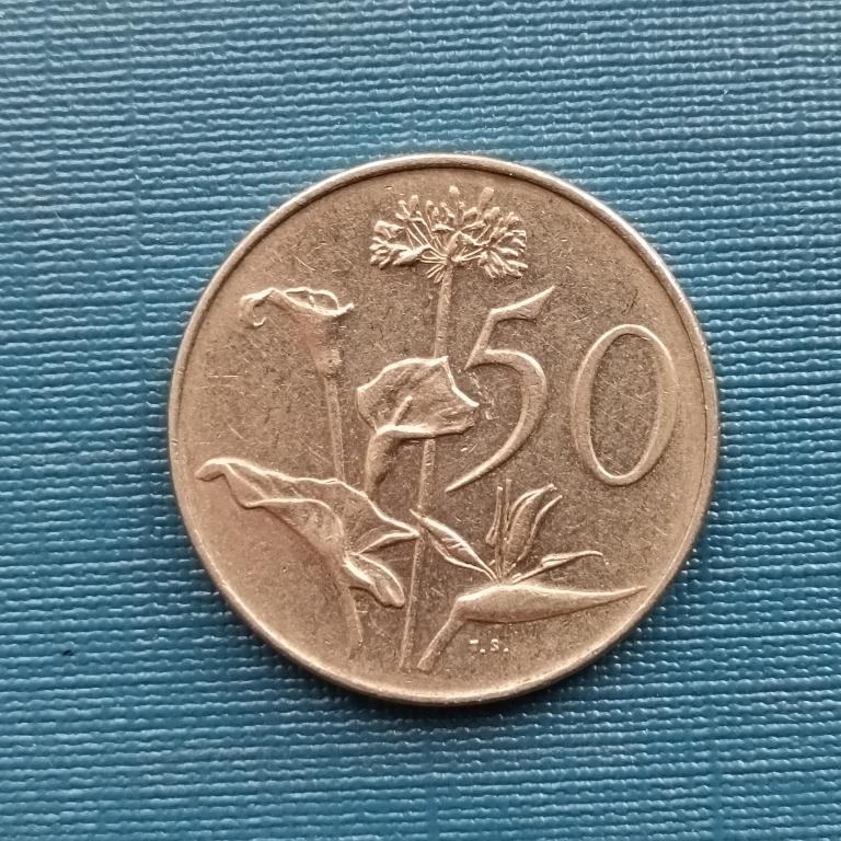 Южная Африка (ЮАР) 50 центов 1975 год