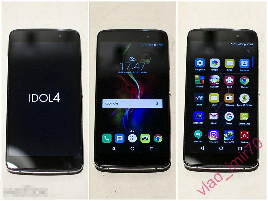 Смартфон Alcatel One Touch Idol 4 (6055K) 16Гб. на 2 СИМ рабочий