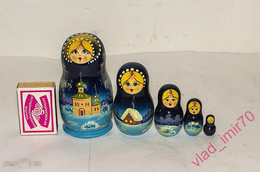 Игрушка Матрешка 5-ти местная авторская авт. Демидова