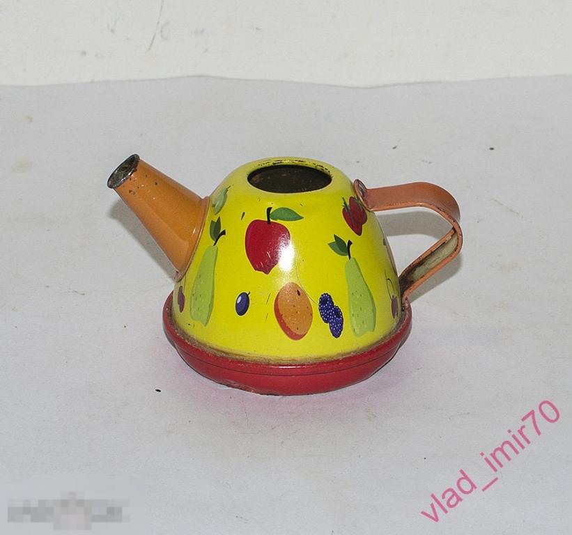 Чайник игрушка детский СССР жесть