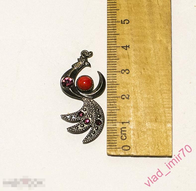 Подвеска кулон Петух бижутерия СССР