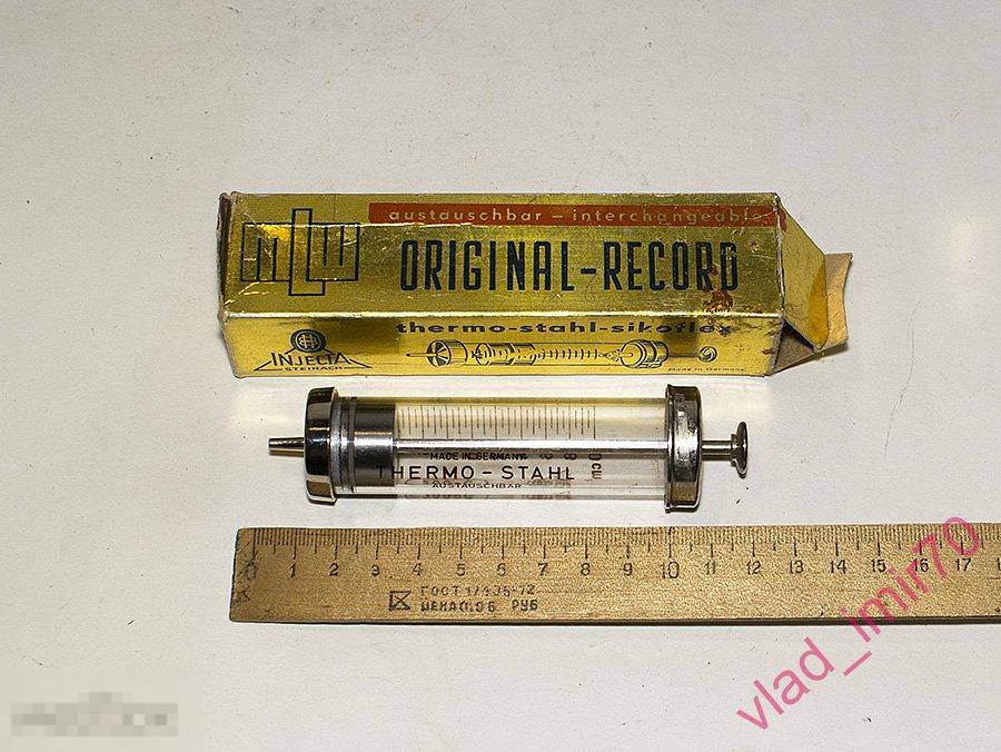 Шприц Original Record 20мл INJECTA Германия