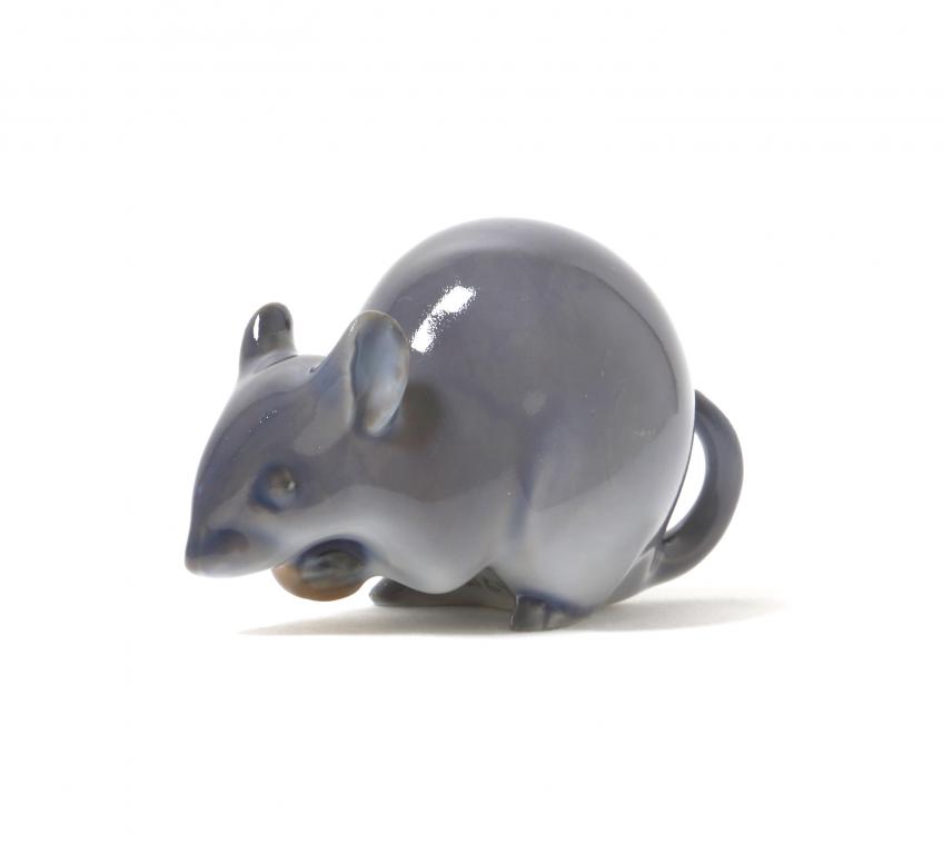 Фарфоровая фигура "Полёвка (мышь)".  Royal Copenhagen