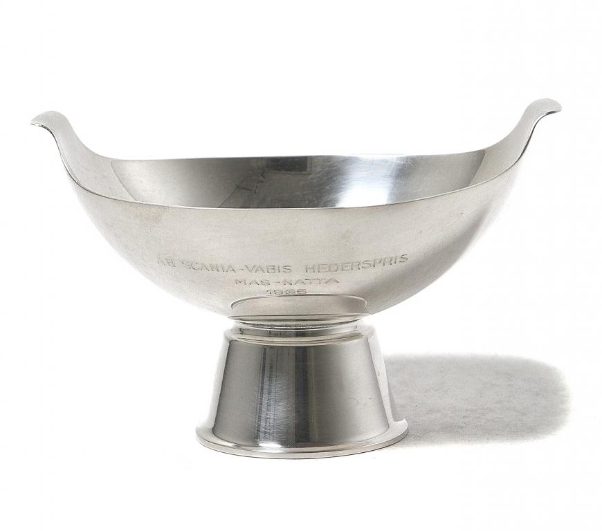 Серебряная ваза.  Швеция, 1963 год.
